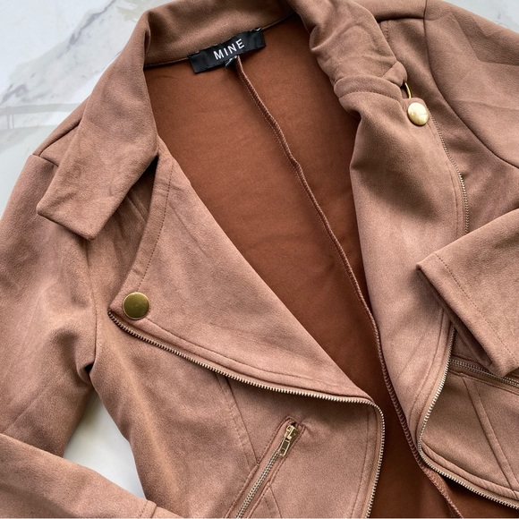 Brown Moto jacket - Picture 2 of 3